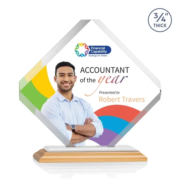 The majestic Toulon VividPrint™ Award on Bamboo Base is a brilliant... from ASI 84592 St Regis Group / St Regis