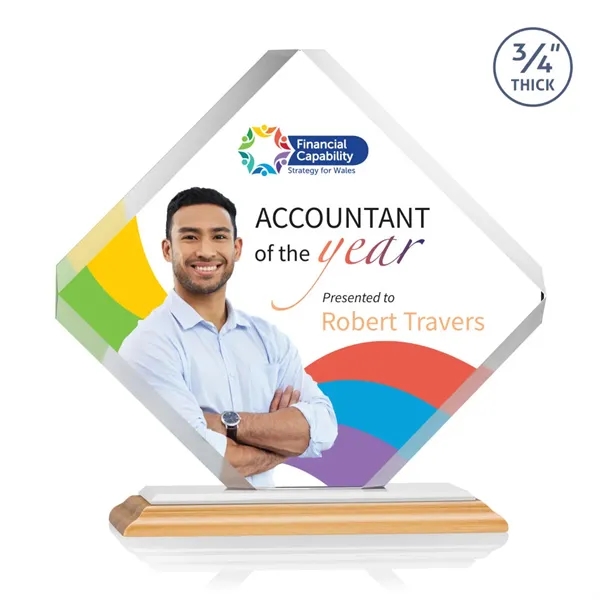 The majestic Toulon VividPrint™ Award on Bamboo Base is a brilliant... from ASI 84592 St Regis Group / St Regis