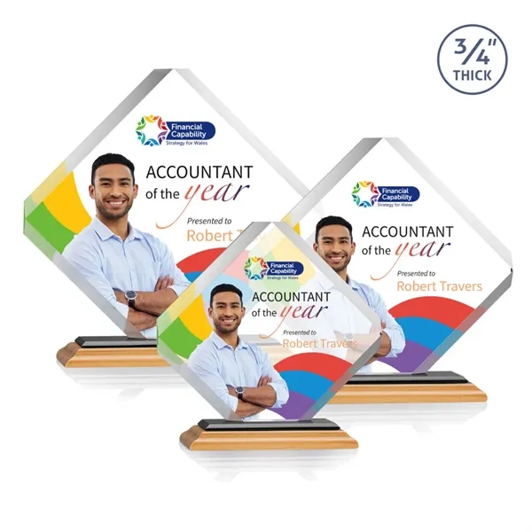 The majestic Toulon VividPrint™ Award on Bamboo Base is a brilliant... from ASI 84592 St Regis Group / St Regis