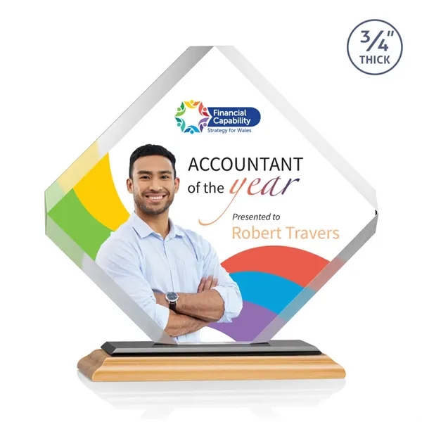 The majestic Toulon VividPrint™ Award on Bamboo Base is a brilliant... from ASI 84592 St Regis Group / St Regis