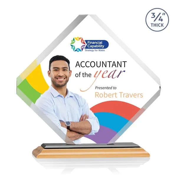 The majestic Toulon VividPrint™ Award on Bamboo Base is a brilliant... from ASI 84592 St Regis Group / St Regis