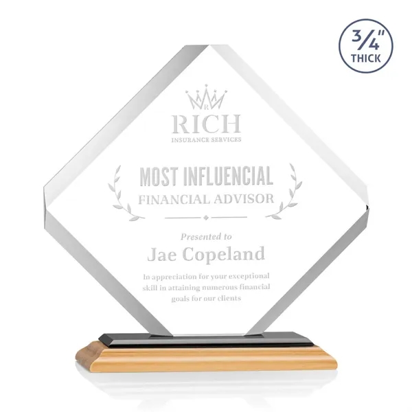 The majestic Toulon Award on Bamboo Base is a brilliant diamond-shaped... from ASI 84592 St Regis Group / St Regis