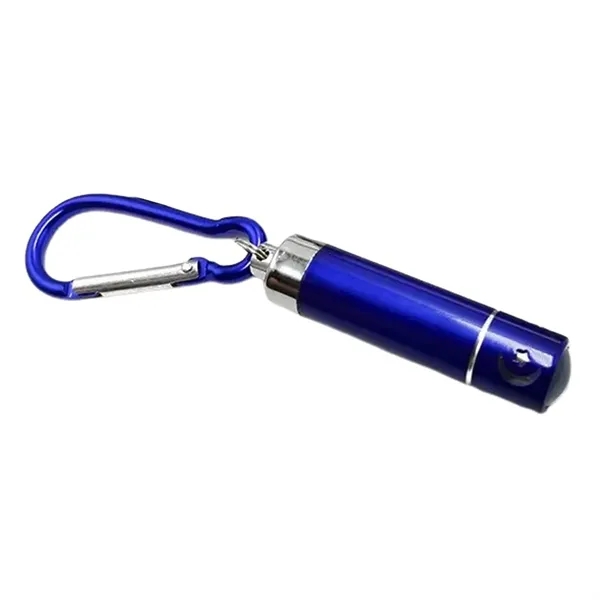 Mini flashlight with carabiner and laser engraving on 1 location... from ASI 37218 Athena Promo (tm)