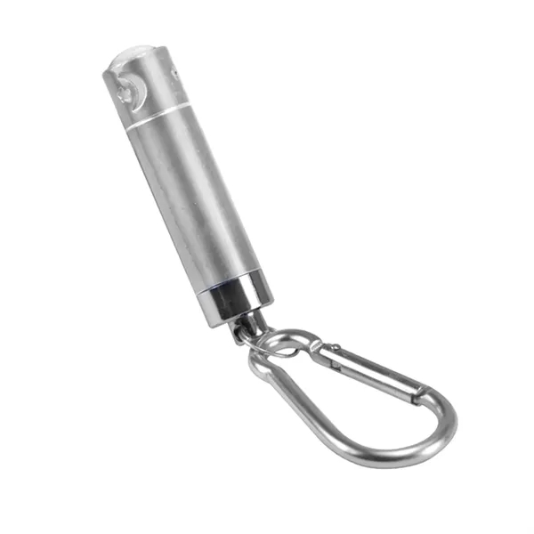 Mini flashlight with carabiner and laser engraving on 1 location... from ASI 37218 Athena Promo (tm)