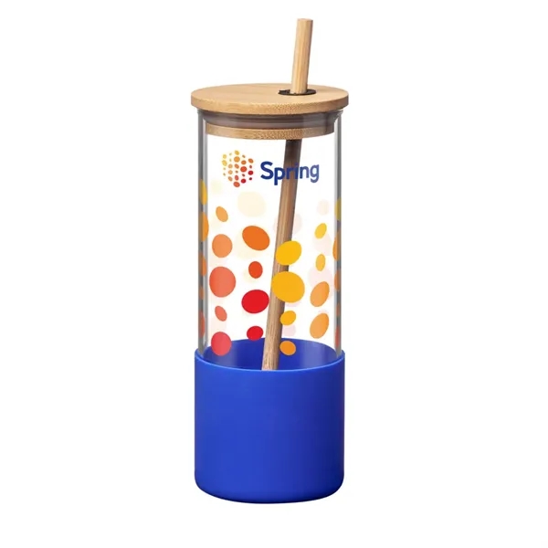 Shanti Borosilicate Tumbler features Borosilicate thermal resistant glass combined with colorful... from ASI 84592 St Regis Group