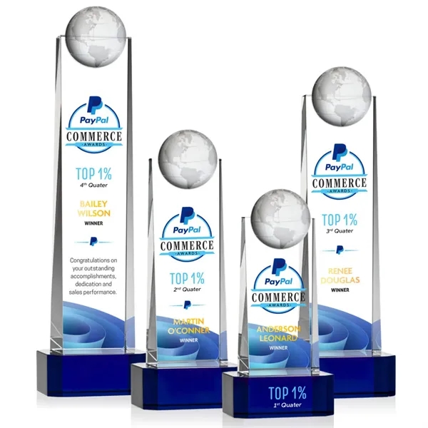 Sherbourne Globe VividPrint™ Award - Blue... from ASI 84592 St Regis Group / St Regis