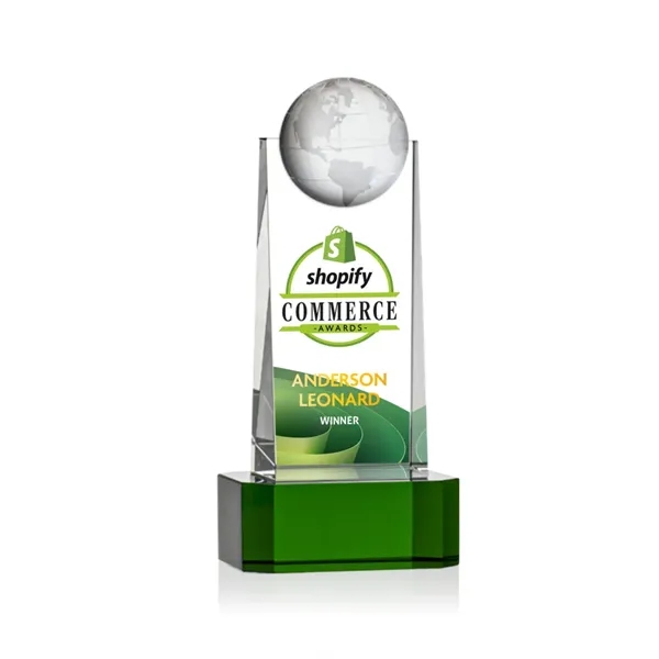 Sherbourne Globe VividPrint™ Award - Green... from ASI 84592 St Regis Group / St Regis