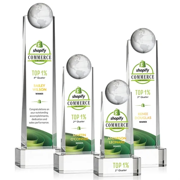 Sherbourne Globe VividPrint™ Award - Clear... from ASI 84592 St Regis Group / St Regis