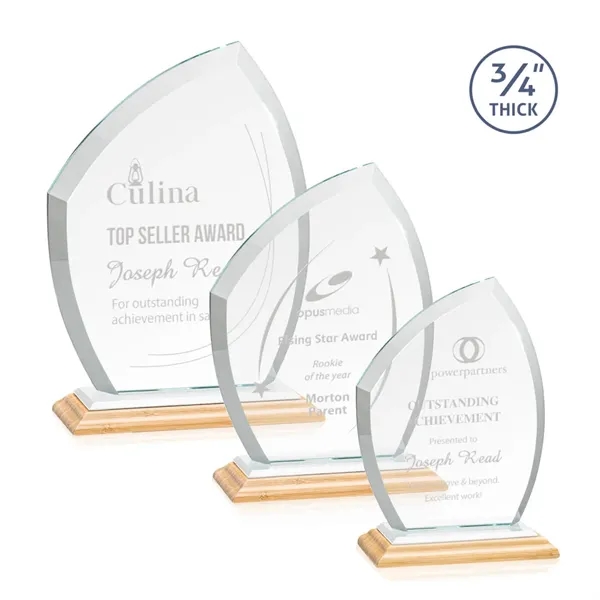 Daltry Award on Bamboo Base - White... from ASI 84592 St Regis Group / St Regis
