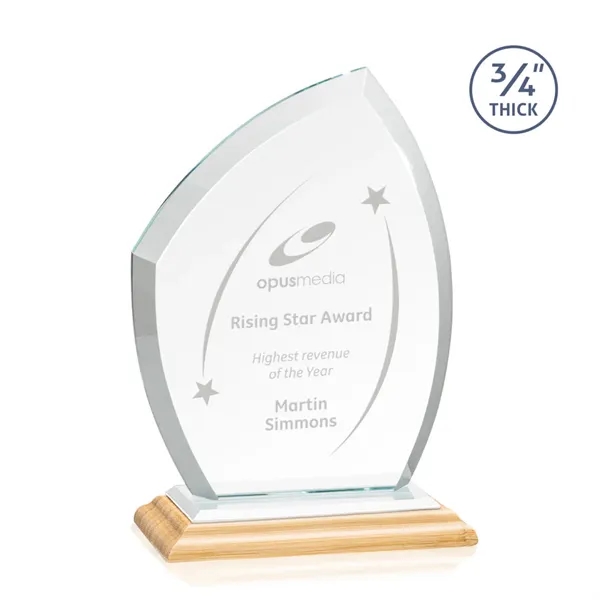 Daltry Award on Bamboo Base - White... from ASI 84592 St Regis Group / St Regis