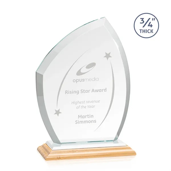 Daltry Award on Bamboo Base - White... from ASI 84592 St Regis Group / St Regis