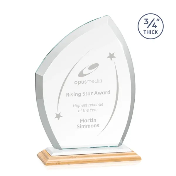 Daltry Award on Bamboo Base - White... from ASI 84592 St Regis Group / St Regis