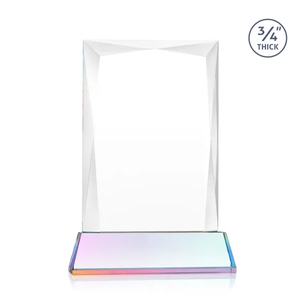 Rectangular shape starfire color VividPrint™ award on a clear or colored... from ASI 84592 St Regis Group / St Regis