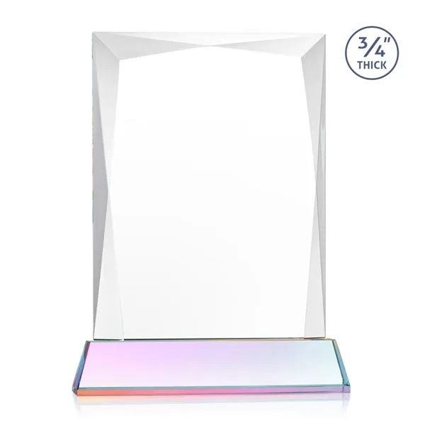 Rectangular shape starfire color VividPrint™ award on a clear or colored... from ASI 84592 St Regis Group / St Regis