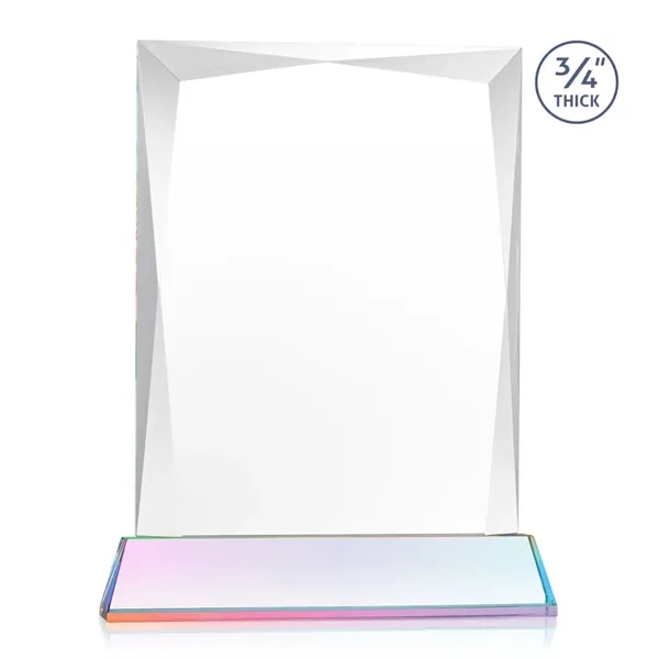 Rectangular shape starfire color VividPrint™ award on a clear or colored... from ASI 84592 St Regis Group / St Regis