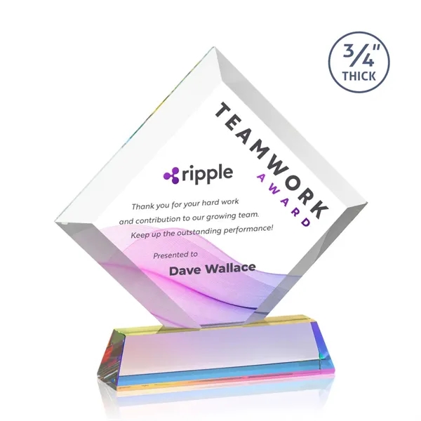 The Belaire Starfire Crystal Award in 0.75” thick is an eye-catching... from ASI 84592 St Regis Group / St Regis