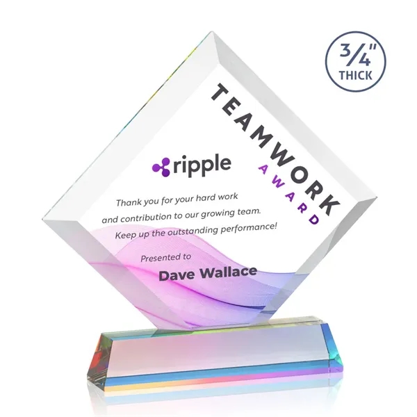 The Belaire Starfire Crystal Award in 0.75” thick is an eye-catching... from ASI 84592 St Regis Group / St Regis