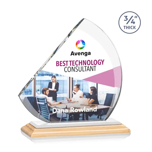 The contemporary Nantucket VividPrint™ Award is made from thick 3/4" Starfire... from ASI 84592 St Regis Group / St Regis