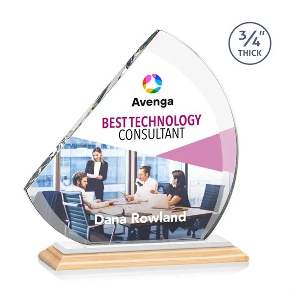 The contemporary Nantucket VividPrint™ Award is made from thick 3/4" Starfire... from ASI 84592 St Regis Group / St Regis