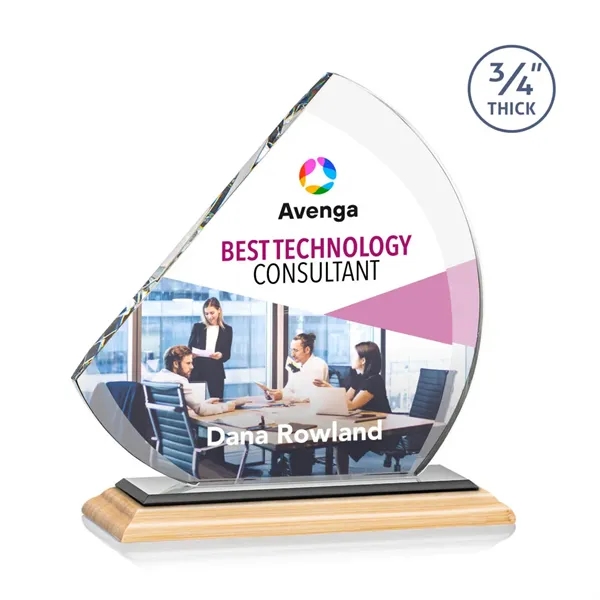 The contemporary Nantucket VividPrint™ Award is made from thick 3/4" Starfire... from ASI 84592 St Regis Group / St Regis