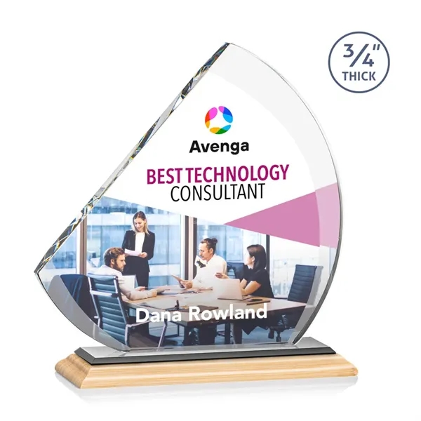 The contemporary Nantucket VividPrint™ Award is made from thick 3/4" Starfire... from ASI 84592 St Regis Group / St Regis