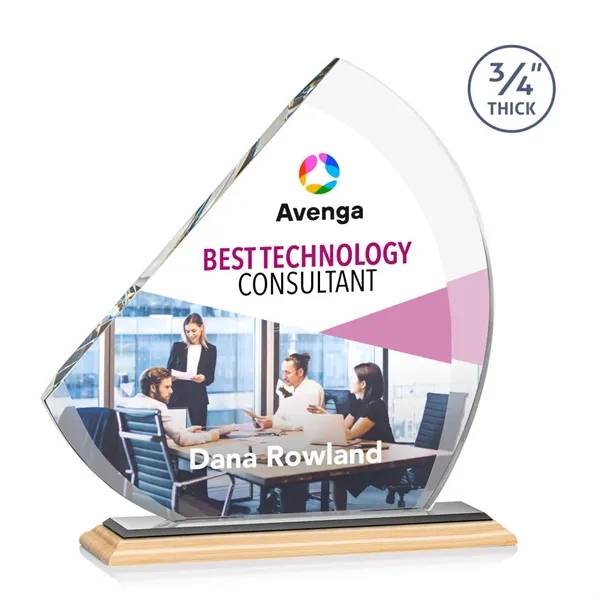 The contemporary Nantucket VividPrint™ Award is made from thick 3/4" Starfire... from ASI 84592 St Regis Group / St Regis