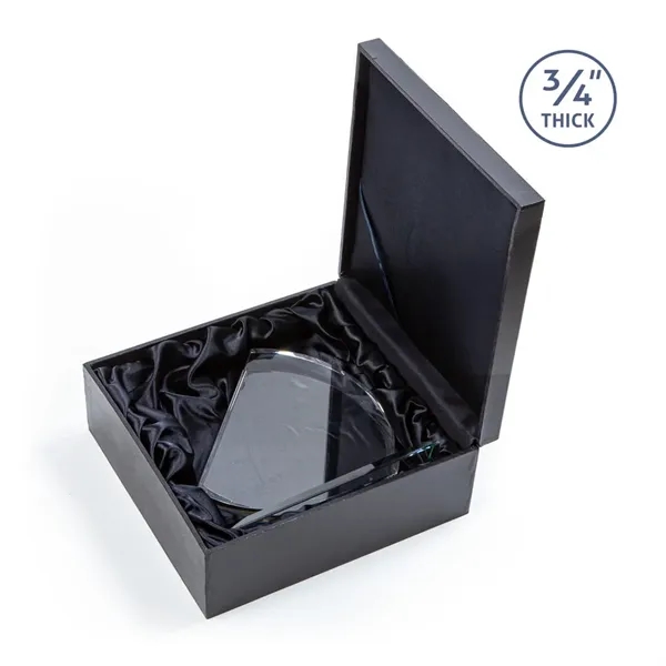 The contemporary Nantucket Award is made from thick 3/4" Starfire Crystal... from ASI 84592 St Regis Group / St Regis