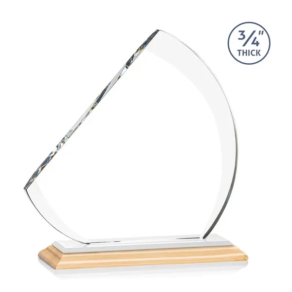 The contemporary Nantucket Award is made from thick 3/4" Starfire Crystal... from ASI 84592 St Regis Group / St Regis