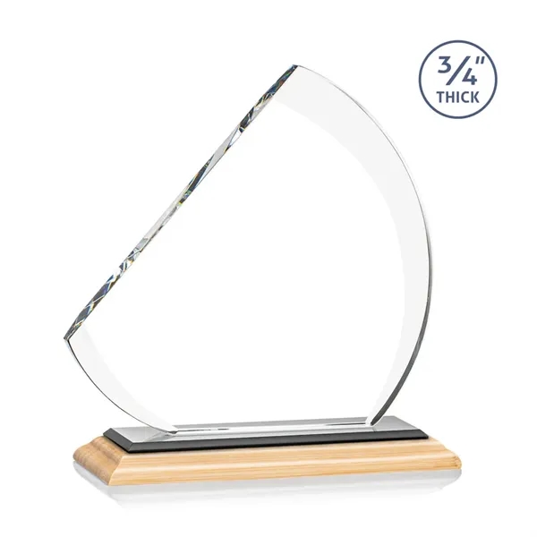 The contemporary Nantucket Award is made from thick 3/4" Starfire Crystal... from ASI 84592 St Regis Group / St Regis