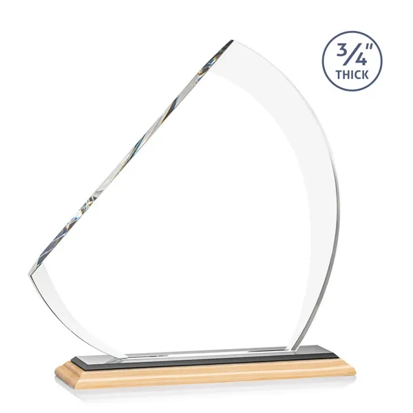 The contemporary Nantucket Award is made from thick 3/4" Starfire Crystal... from ASI 84592 St Regis Group / St Regis