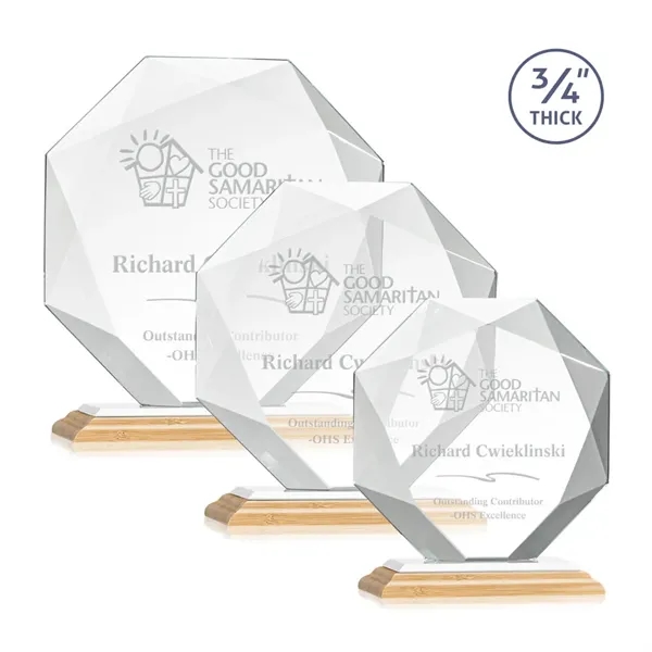 The Bradford Award is a spectacular Multifaceted **0.75" Thick** Starfire Octagonal... from ASI 84592 St Regis Group / St Regis