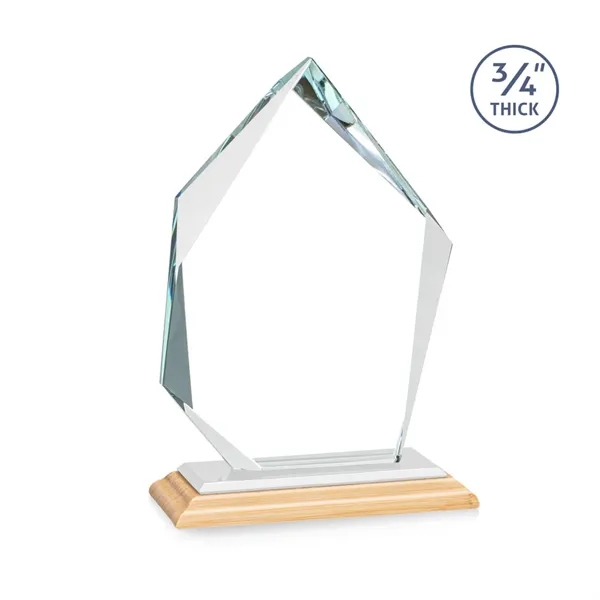 The Deerhurst VividPrint™ Ice Peak Award on Bamboo Base features **3/4"... from ASI 84592 St Regis Group / St Regis