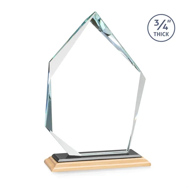 The Deerhurst VividPrint™ Ice Peak Award on Bamboo Base features **3/4"... from ASI 84592 St Regis Group / St Regis