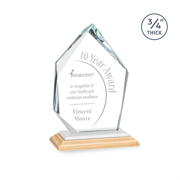 The Deerhurst Ice Peak on Bamboo Base features deep intricate bevels... from ASI 84592 St Regis Group / St Regis