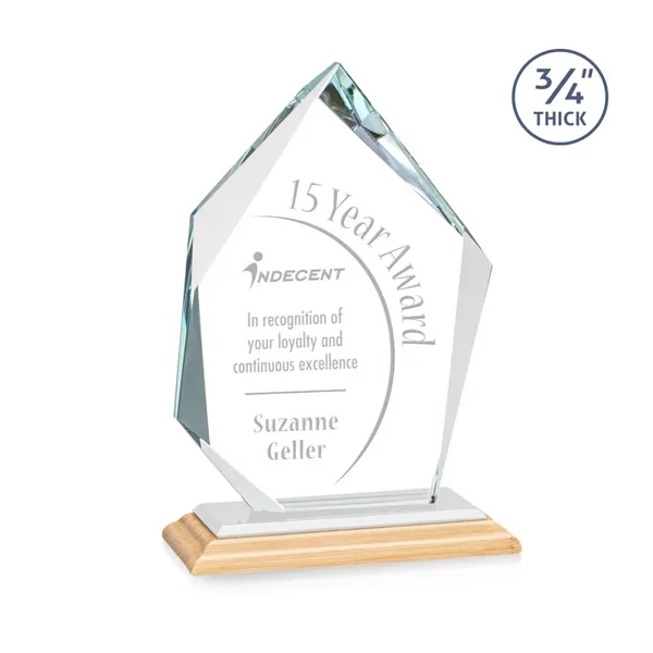 The Deerhurst Ice Peak on Bamboo Base features deep intricate bevels... from ASI 84592 St Regis Group / St Regis