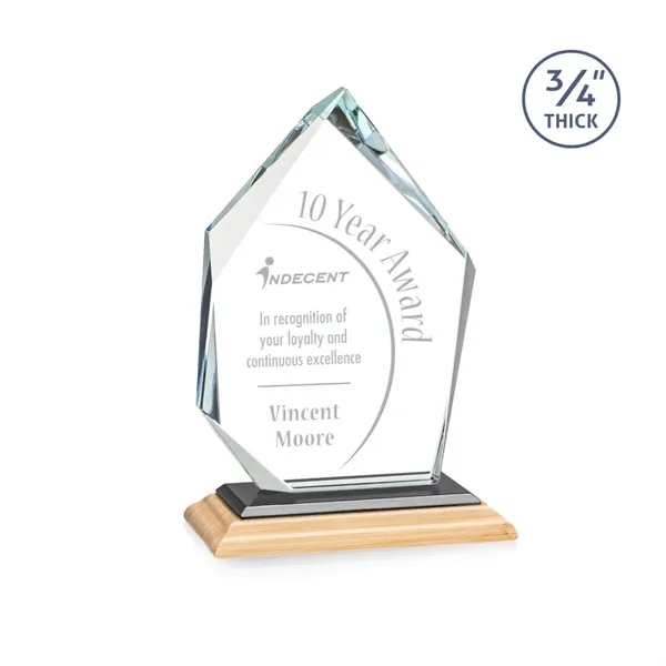 The Deerhurst Ice Peak on Bamboo Base features deep intricate bevels... from ASI 84592 St Regis Group / St Regis