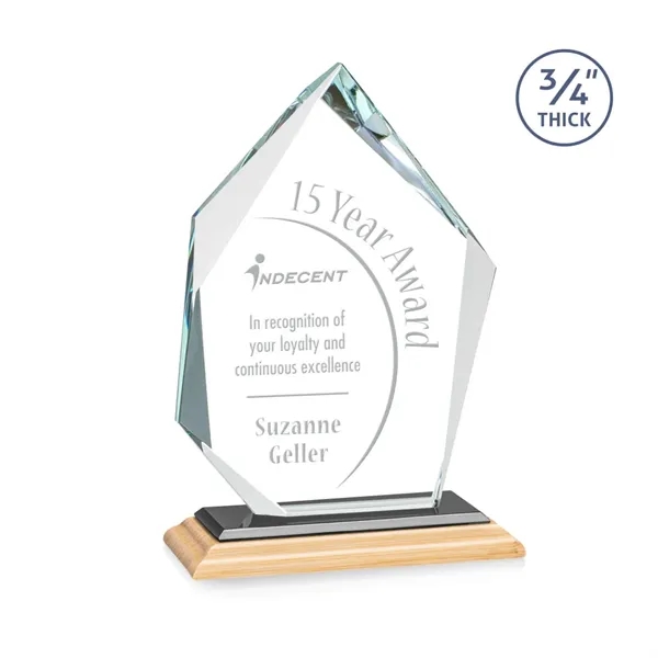 The Deerhurst Ice Peak on Bamboo Base features deep intricate bevels... from ASI 84592 St Regis Group / St Regis