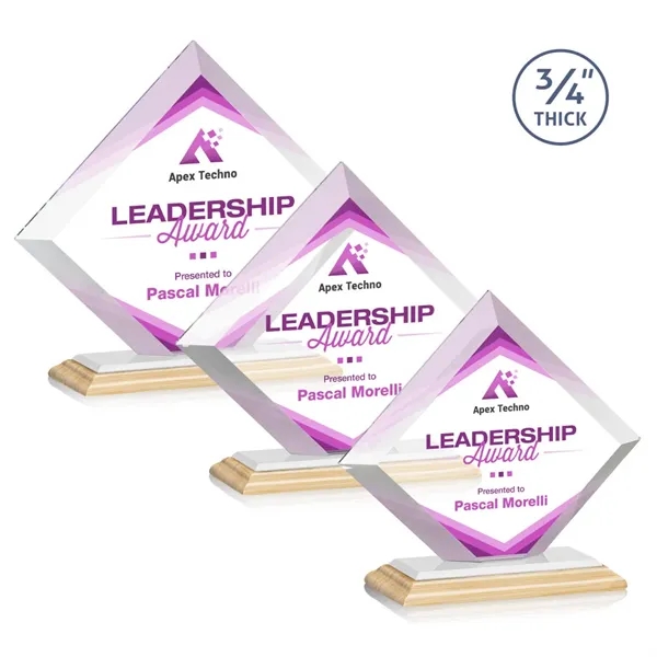 The Belaire VividPrint™ Award in **3/4” thick** Starfire Crystal is an... from ASI 84592 St Regis Group / St Regis