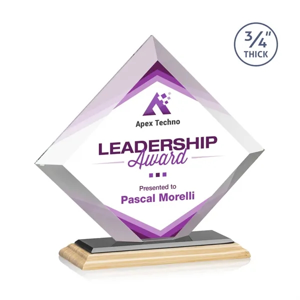 The Belaire VividPrint™ Award in **3/4” thick** Starfire Crystal is an... from ASI 84592 St Regis Group / St Regis