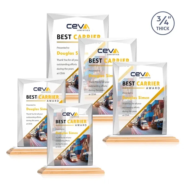 The Messina VividPrint™ Award on Bamboo Base is a staple of... from ASI 84592 St Regis Group / St Regis