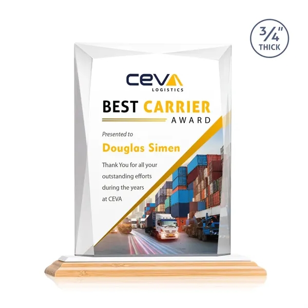 The Messina VividPrint™ Award on Bamboo Base is a staple of... from ASI 84592 St Regis Group / St Regis