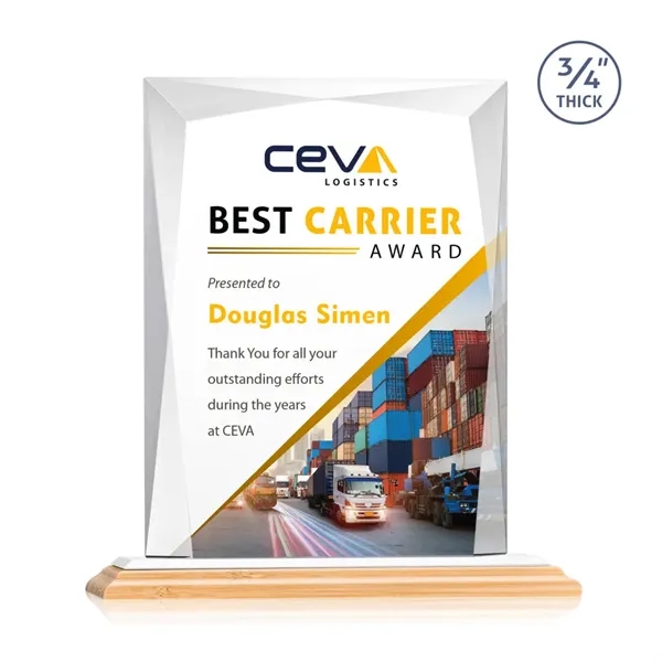 The Messina VividPrint™ Award on Bamboo Base is a staple of... from ASI 84592 St Regis Group / St Regis