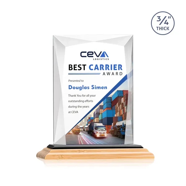 The Messina VividPrint™ Award on Bamboo Base is a staple of... from ASI 84592 St Regis Group / St Regis