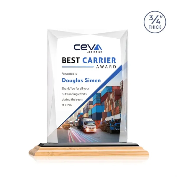 The Messina VividPrint™ Award on Bamboo Base is a staple of... from ASI 84592 St Regis Group / St Regis