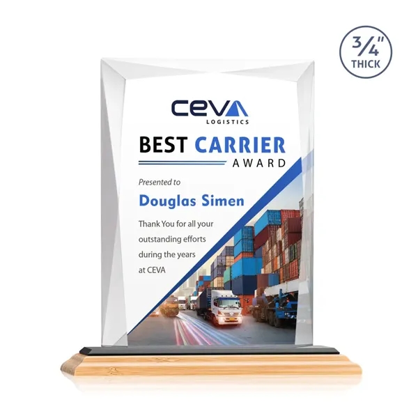 The Messina VividPrint™ Award on Bamboo Base is a staple of... from ASI 84592 St Regis Group / St Regis