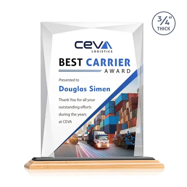 The Messina VividPrint™ Award on Bamboo Base is a staple of... from ASI 84592 St Regis Group / St Regis