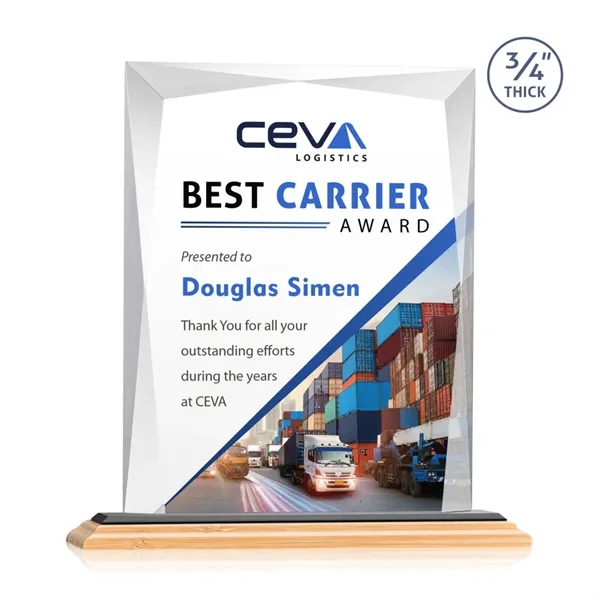 The Messina VividPrint™ Award on Bamboo Base is a staple of... from ASI 84592 St Regis Group / St Regis