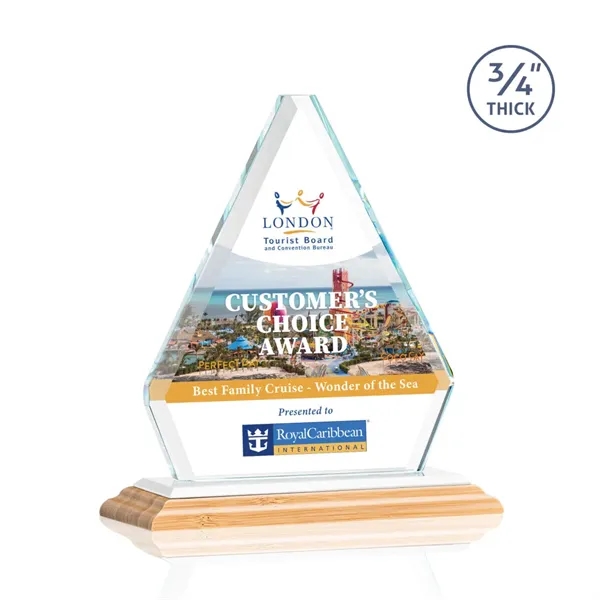 Fyreside VividPrint™ Award on Bamboo - White... from ASI 84592 St Regis Group / St Regis