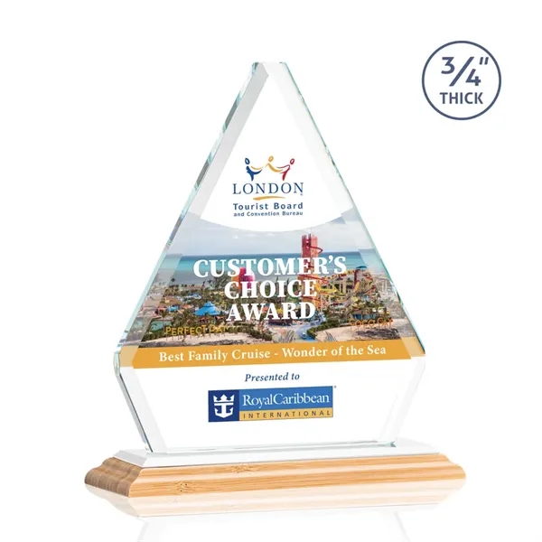 Fyreside VividPrint™ Award on Bamboo - White... from ASI 84592 St Regis Group / St Regis