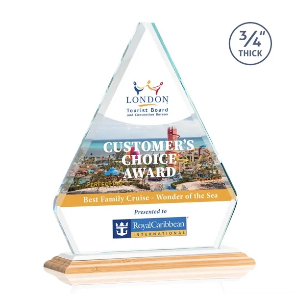 Fyreside VividPrint™ Award on Bamboo - White... from ASI 84592 St Regis Group / St Regis